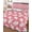 Coral Pink, Blush Pink, variant on Quilt King Size Bedding Set, Monstera Leaves Print Reversible Summer Quilt 3 Pieces, Summer Tropical Plants Boho Blue Lightweight Bedspreads Coverlets with 2 Pillow Shams for All Seasons