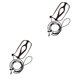 thumbnail image 2 of Greeniant Arnés para pájaros, correa de nailon, cuerda de entrenamiento, accesorios para exteriores, alambre elástico de larga duración, Negro 2piezas, 2 of 6