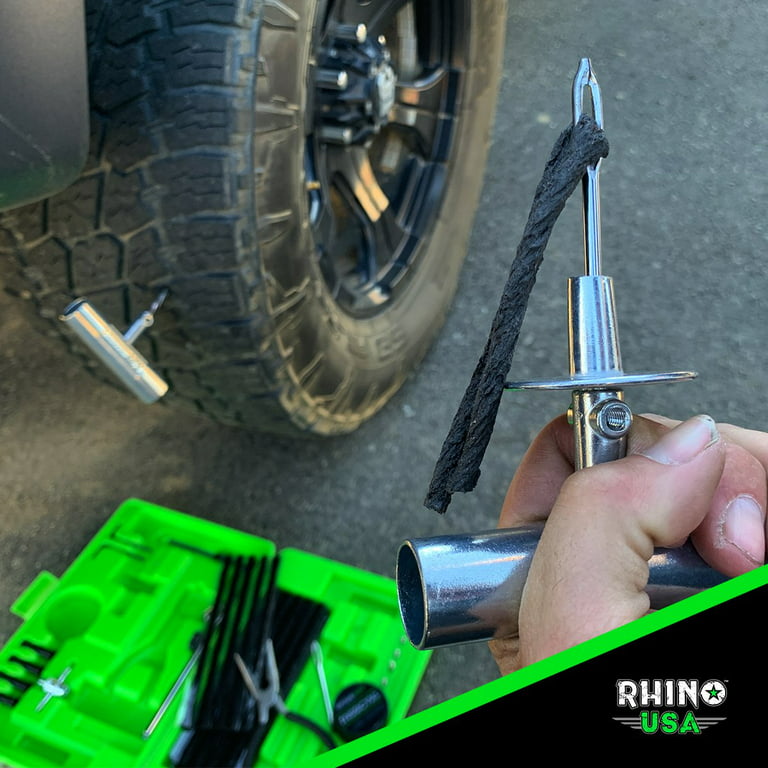 Rhino USA Kit Antipinchazos Coche (86 Piezas) – Repara Pinchazos Coche y  Ruedas Deshinchadas Fácilmente – Kit Pinchazos Coche, Moto, Quad, Remolque,  Tractor, etc. : : Coche y moto