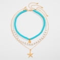 thumbnail image 5 of NICKSUN Shell Necklaces for Women Layered Gold Boho Beaded Seashell Choker Adjustable Imitation Pearl Starfish Necklace Beach Jewelry Hawaiian Summer Accessories for Women, 5 of 7