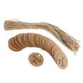 thumbnail image 6 of BLESIYA 5x100pcs Kraft Paper Gift Tags w/ String Christmas Wedding Thank You Cardstock 5 Pcs, 6 of 8