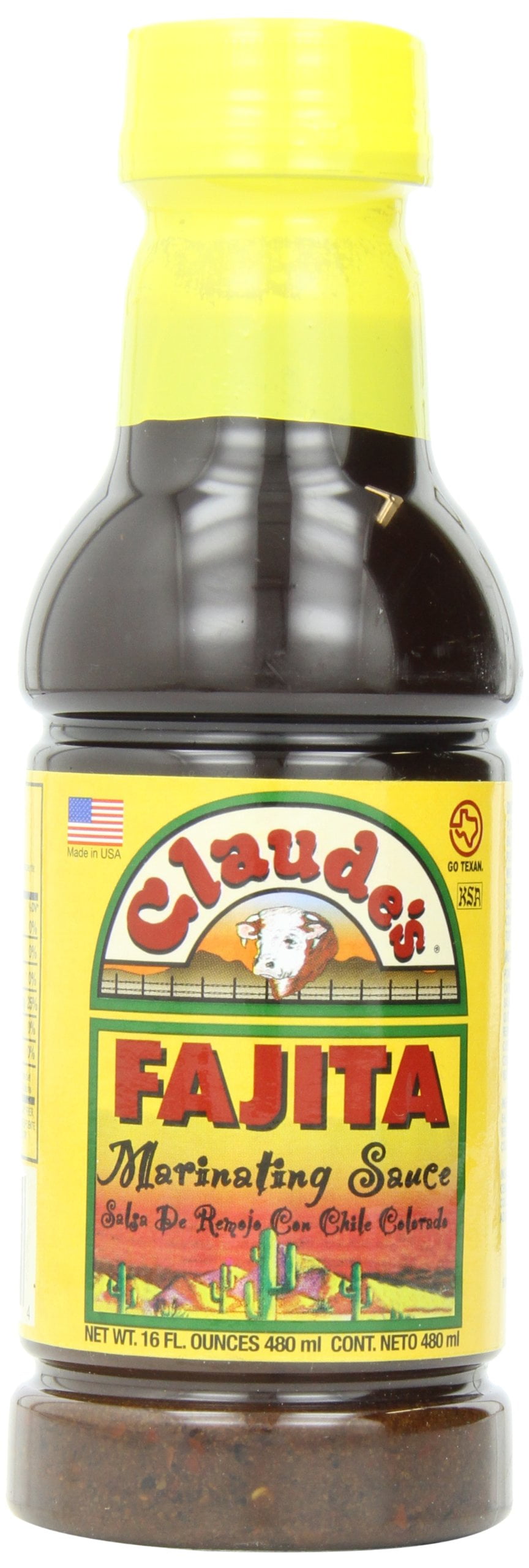 Claude's Fajita Marinade Sauce, 16Ounce (Pack of 6)