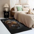 thumbnail image 3 of Tiger Rug & Home Decor - Wild Animal Rugs for Entryway, Front Door Mat Indoor Entrance, Washable Rugs, 3x5 Rug, Non Slip Soft Low Pile Small Area Rug, Wildlife Carpet & Room Decorations X-&236, 3 of 7