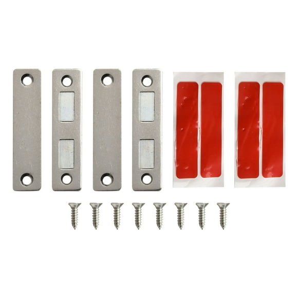 2pcs Magnetic Cabinet Catches Door Stops Magnet Invisible Cupboard Drawer Furniture Door Magnet Catch Wardrobe Door Closer