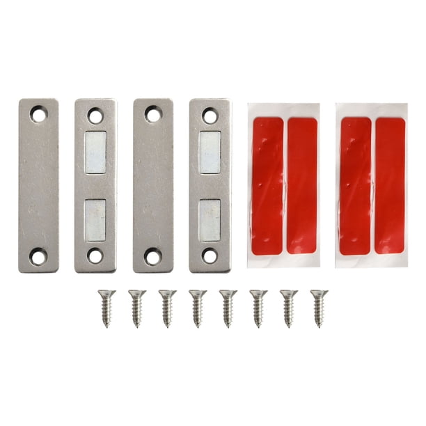 2pcs Magnetic Cabinet Catches Door Stops Magnet Invisible Cupboard Drawer Furniture Door Magnet Catch Wardrobe Door Closer