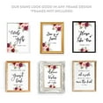 thumbnail image 3 of Koyal Wholesale Pink Burgundy Roses Wedding Signs Bundle Set for Ceremony, Reception Decor Signage, 8.5 x 11", 30-Pack, 3 of 5