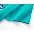 thumbnail image 4 of Serdomi Cyan Surf Vibes Crop Top for Little & Big Girls - Cool Summer T-shirt Clothes Tween Size 10, 4 of 7