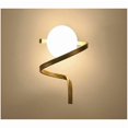 thumbnail image 3 of Glass Wall Light, Modern Indoor Gold Wall Light Fixture for Home Decor Bathroom Kitchen Living Room Vanity Hallway Lamp, 3 of 5