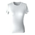 thumbnail image 3 of LINGLANG Womens Basic T Shirts Summer Tops 2026 Crop Short Sleeve Slim Fit Tee Cute Gym Workout Clothes, 3 of 3