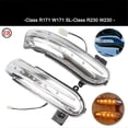 thumbnail image 4 of 1 Pair Car Rearview Mirror Turn Signal Flow light For 2008 A1718200421 / A1718200321 Crystal -Flashing, 4 of 5