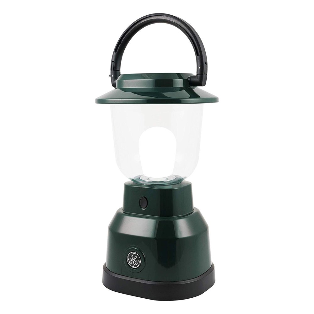 GE Enbrighten LED Camping Lantern, Battery Powered, Green, 11016
