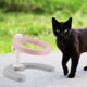 thumbnail image 5 of Soporte ajustable para cuencos de mascotas, altura ajustable, antideslizante, soporte para alimentación de perros y gatos (rosa), 5 of 12