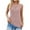 Pink-A, variant on Mrat Basic Knit Sleeveless Shirts Women's Fashion Short Sleeve V-Neck Tops Working Uniform Printing Pocket Blouse Tops V Neck Tank Tops for Women S-485 Green S