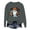 Grey, variant on Gunia Womens Halloween Ghost Sweatshirts Graphic Oversized Sweatshirts Crewneck Long Sleeve Pullover Tops Fall Fashion Clothes Black S-2Xl