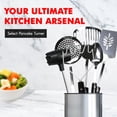 thumbnail image 3 of Spatule Chef Craft Select, 14.5 Pouces, Acier Inoxydable/noir, 3 of 7