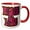 Red/White, variant on 3drose, Peace and Love Words in Pink and Purple, 11oz Two-tone Red Mug
