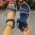 thumbnail image 2 of QQAMB Hiking Sandals Womens Comfor Open toe Sport Elastic Walking Shoes With Adjustable Straps Summer Casual Athletic Sandals, 2 of 8