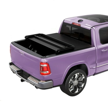 RVNI 5ft Soft Tri-fold Truck Bed Tonneau Cover for 2005-2015 Toyota Tacoma with Rail System