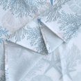 thumbnail image 6 of Nautical Coastal Rectangle Tablecloth Starfish Coral Seashell Print Table Cloth Waterproof Resistant Durable Table Cover for Kitchen Dining Room Indoor/Outdoor Party 60 x 84 Inches, 6 of 6
