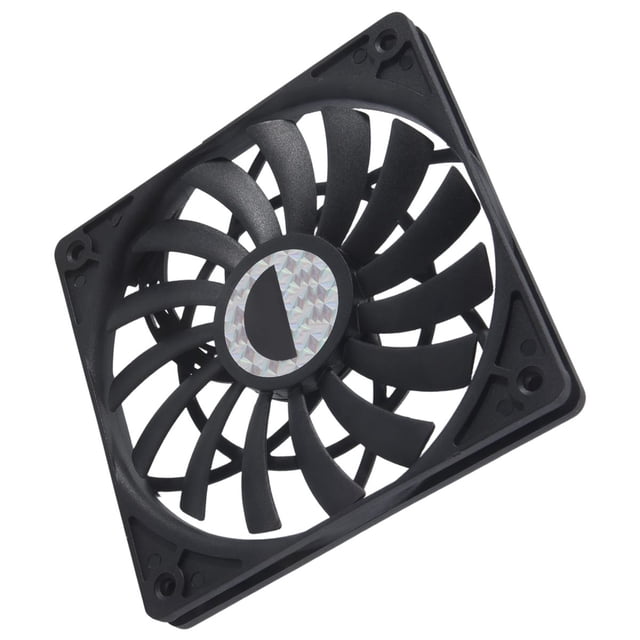 Mute 120Mm 12Cm PWM Ventilador de RefrigeracióN Delgado 12Mm, 120X120X12Mm DC 12V 0.25A 1400RPM Ordenador PC Carcasa Chasis Enfriador Silencioso