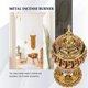 thumbnail image 3 of Incense Burner Incense Bakhoor Charcoal Incense Burner Metal Arab Censer Desktop Decor for Incense S, 3 of 5