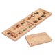 thumbnail image 1 of Mancala Board Game with Colorful Stones Pebbles Folding Wooden Board Chess Set, 1 of 4