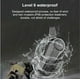 thumbnail image 3 of Intercomunicador con casco y auriculares Bluetooth para motocicleta con cancelación de ruido música estéreo IPX6 resistente al agua para casco semiabiertos, 3 of 5