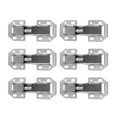 thumbnail image 2 of Miangastore Kitchen Hinges For Cabinets Steel 6Pcs 3In Rectangular Professional Homeowners, 2 of 8