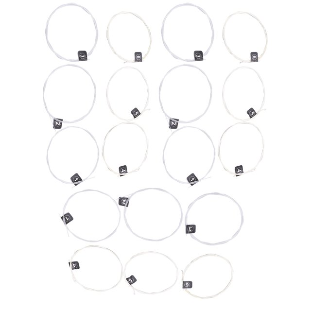 Nickel Plated String, Classical Guitar Strings Replacement Accessories 3 Set Parts Gift For Maintenance For Guitarist