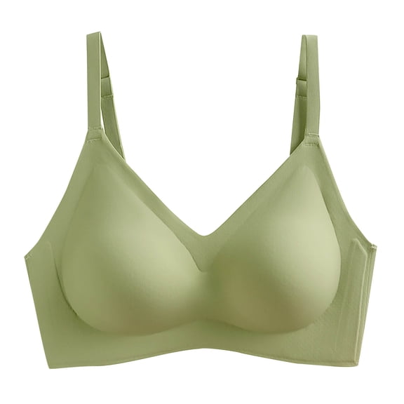 Comfortable Full Cup Bra for Women Wireless Seamless Soft Lingerie Support Regular No Underwire Brassiere