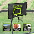 JumpFlex PROJAM Hero Basketball Hoop and Net Attachment for Trampolines