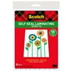 Scotch™ Self-Seal Single-Sided Laminating Sheets, Letter Size 10 PK