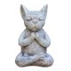 thumbnail image 3 of Estatua de Perro Meditando Buda, MeditacióN Bulldog FrancéS, Adorno Resina Meditando, Yoga, 3 of 6