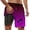 Dark Purple, variant on Kcolen Mens Swim Trunks High Elastic Waist Mens Board Shorts Light Mens Bathing Suit 9 Inch Inseam Compression Liner Summer Beach Swimming Shorts for Men
