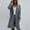 Dark Gray, variant on AOOCHASLIY Clothes Ladies Coat Women Long Solid Color Women's Knitted Casual Fashion Cardigan