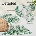 thumbnail image 4 of Eucalyptus Leaves Throw Pillow Covers Summer Spring Plant Wood Grain Decorative Lumbar Pillow Cover Rectangle Cushion Case for Sofa Couch Bed Living Room Bedroom 20 X 60 Inches, 4 of 9