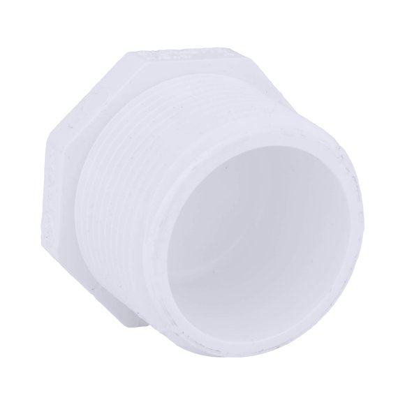 Tapón de PVC MPT MPT SCH 40 de Charlotte Pipe de 1,25 pulgadas