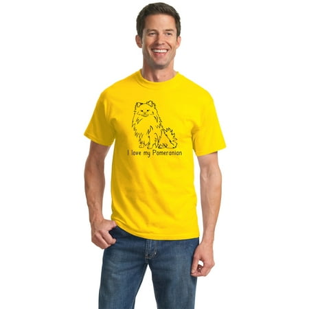 - I Love my Pomeranian - Pomeranian Love Owner Cute Dog Parent Unisex T-shirt