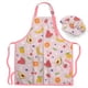 thumbnail image 1 of Delantal Sandjest para niños con bolsillo y gorro de chef, poliéster, 1 of 8