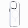thumbnail image 1 of Funda TEKKU Clear Color para iPhone 15 PLUS Transp Blanco compatible con MagSafe, 1 of 5