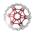 thumbnail image 4 of Bicycle Disc Brake Rotor Stainless Steel Brake Disc Brake Rotor Pad with 13 Bolts Cycling Accessory for Mountain Road Bike, Red, 180mm, 4 of 7