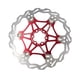 thumbnail image 5 of Soidarity Rotor de freno de disco de bicicleta, pastilla de freno de bicicleta de acero inoxidable, accesorio de ciclismo Ciclismo Rojo 180MM, 5 of 6