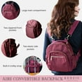 thumbnail image 3 of Kedzie Aire Convertible Backpack Crossbody Carry-On Bag, Taupe (Women's), 3 of 10