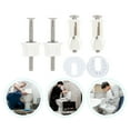 thumbnail image 6 of Monyance Toilet Seat Hinge Bolts 1 Set Toilet Seat Fixing Screws Home Bathroom Toilet Seat Cover Mounted Screws(2.48X0.43X0.24Inches), 6 of 10