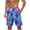 Blue#02, variant on Mens Swim Trunks Quick Dry Swimwear Summer Drawstring Elastic Waist Hawaiian Swimming Beach Board Shorts with Pocket Bathing Suits for Men Sky Blue#03 S