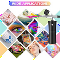 thumbnail image 3 of Airbrush Kit Cordless Mini Airbrush with Compressor Set with 0.3mm Nozzle Portable Spray Makeup Oxygen Machine A, 3 of 7