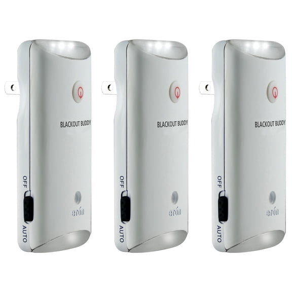 Eton ARCBB201W-SNG American Red Cross Blackout Buddy Swivel Light, 3 Pack