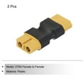 thumbnail image 3 of Adaptador de conector hembra a hembra XT60 RC, convertidor de batería LiPo RC 2 piezas, 3 of 6