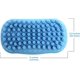 thumbnail image 3 of Cepillo de masaje de baño para mascotas, gran peine de aseo compatible con masaje y champú para perros, gatos, animales pequeños con corto Afortunado Sencillez, 3 of 5