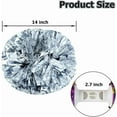 thumbnail image 2 of Hooshing 2/6/12PCS Cheerleading Pom Poms with Baton Handle for Team Spirit Sports Dance Cheering Kids Adults, 2 of 10